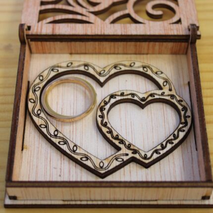 Caja de anillos personalizada